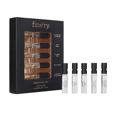 Fine'ry EDP Mini Fragrance Perfume Set - 5ct 1 Fine'ry EDP Mini Fragrance Perfume Set - 5ct