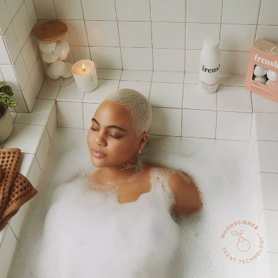 Being Frenshe Milky Moisturizing Fresh Scented Bath Bomb Set With Essential Oils - Cashmere Vanilla - 6ct/3oz 5 Being Frenshe Milky Moisturizing Fresh Scented Bath Bomb Set With Essential Oils - Cashmere Vanilla - 6ct/3oz - Image 5