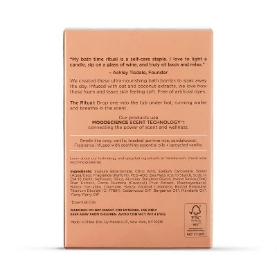 Being Frenshe Milky Moisturizing Fresh Scented Bath Bomb Set With Essential Oils - Cashmere Vanilla - 6ct/3oz 1 Being Frenshe Milky Moisturizing Fresh Scented Bath Bomb Set With Essential Oils - Cashmere Vanilla - 6ct/3oz