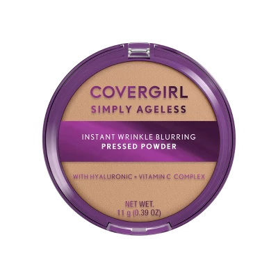 COVERGIRL Simply Ageless Instant Wrinkle Blurring Pressed Powder - 0.39oz 9 COVERGIRL Simply Ageless Instant Wrinkle Blurring Pressed Powder - 0.39oz - Image 9