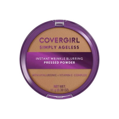 COVERGIRL Simply Ageless Instant Wrinkle Blurring Pressed Powder - 0.39oz 8 COVERGIRL Simply Ageless Instant Wrinkle Blurring Pressed Powder - 0.39oz - Image 8