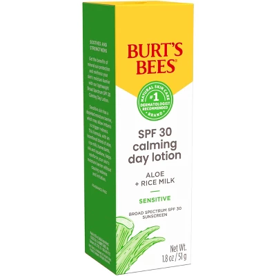Burt's Bees Burt's Bees Sensitive Calming Day Face Moisturizer - SPF 30 - 1.8oz 2 Burt's Bees Burt's Bees Sensitive Calming Day Face Moisturizer - SPF 30 - 1.8oz - Image 2