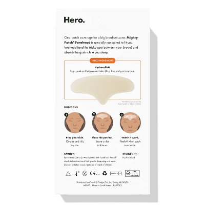 Hero Cosmetics Forehead Mighty Patch - 5ct 1 Hero Cosmetics Forehead Mighty Patch - 5ct
