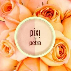 Pixi By Petra Beauty Blush Duo + Kabuki Brush - Peach Honey - 0.36oz -Pixi || Bumble and Bumble || American Crew Sales GUEST e60e0e60 4a90 4efe b6a6 faae4a430014