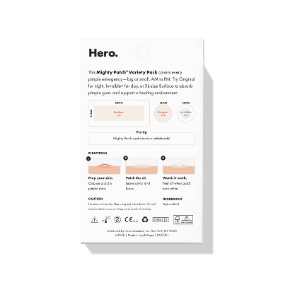 Hero Cosmetics Mighty Patch Variety Acne Pimple Patches - 26ct 1 Hero Cosmetics Mighty Patch Variety Acne Pimple Patches - 26ct
