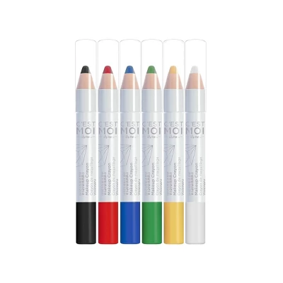 C'est Moi Visual Artist Makeup Crayon Set - 6ct - 0.060z 1 C'est Moi Visual Artist Makeup Crayon Set - 6ct - 0.060z